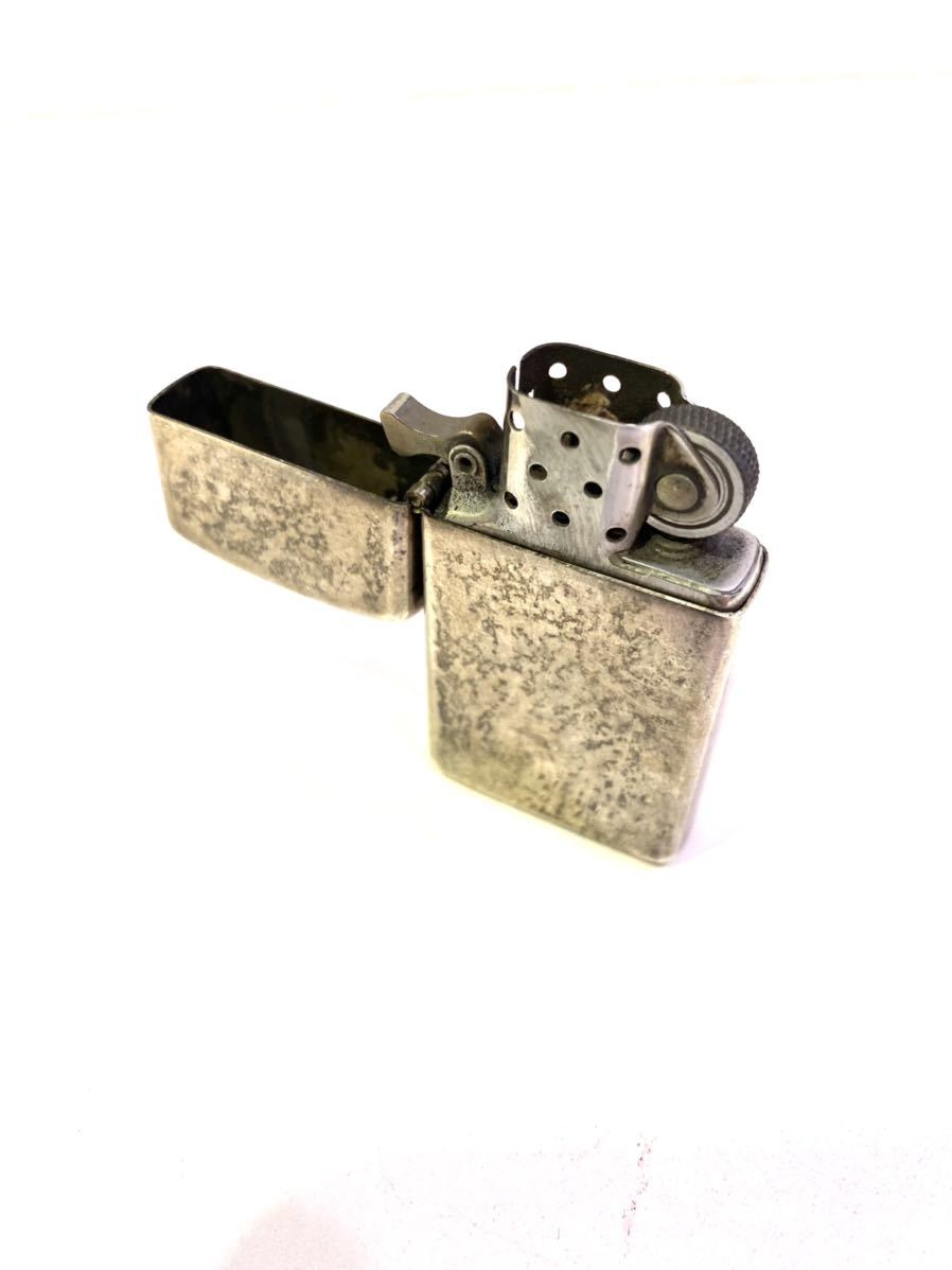 【希少】ZIPPO ジッポー STERLING SILVER スターリング シルバー プレーン スリム 60サイズ（288）
