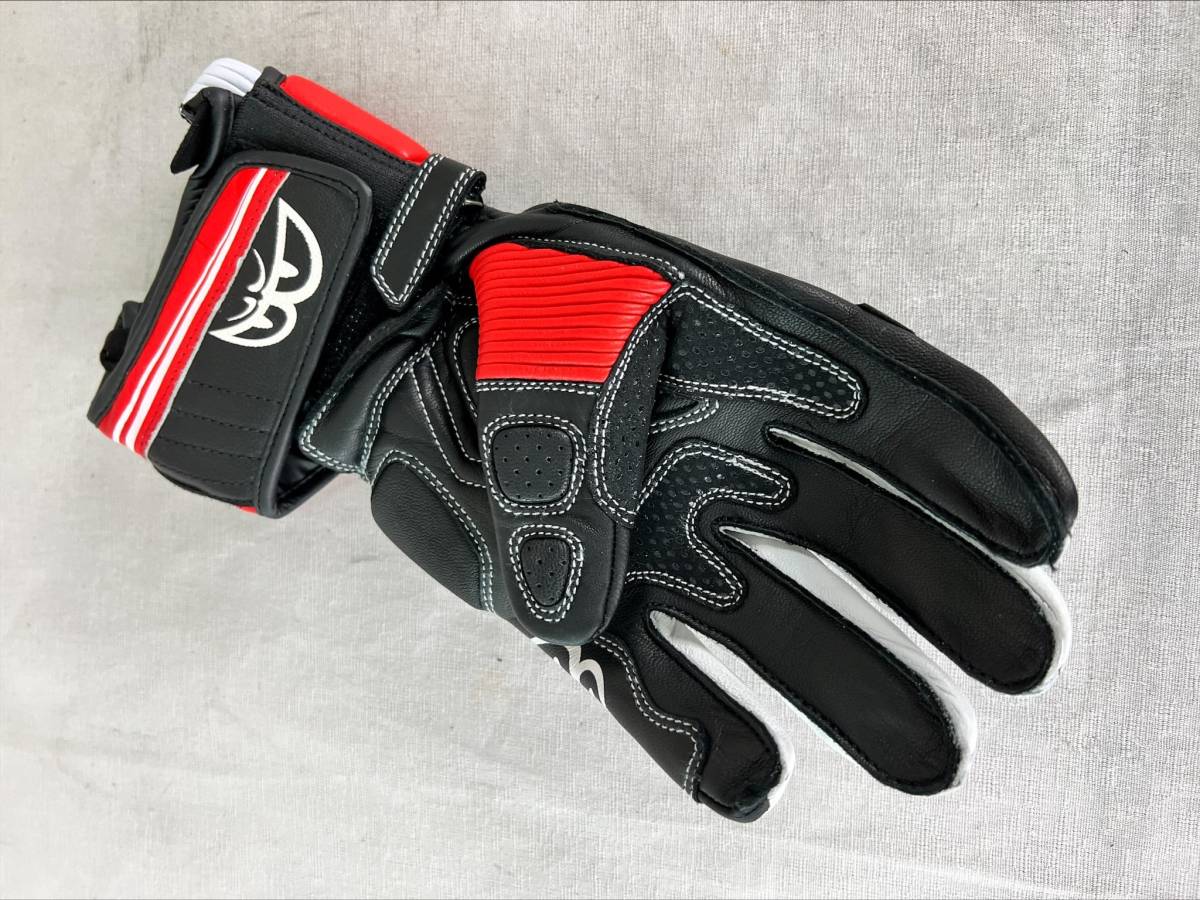 新品未使用 BERIK ベリック レーシンググローブ RED 【Lサイズ 