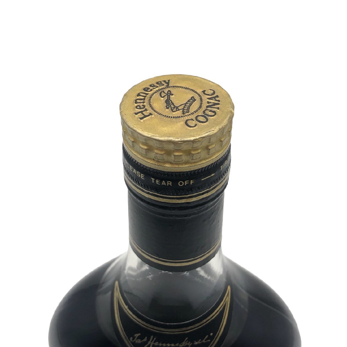 未開栓 ヘネシー HENNESSY XO ブランデー コニャック クリアボトル 金