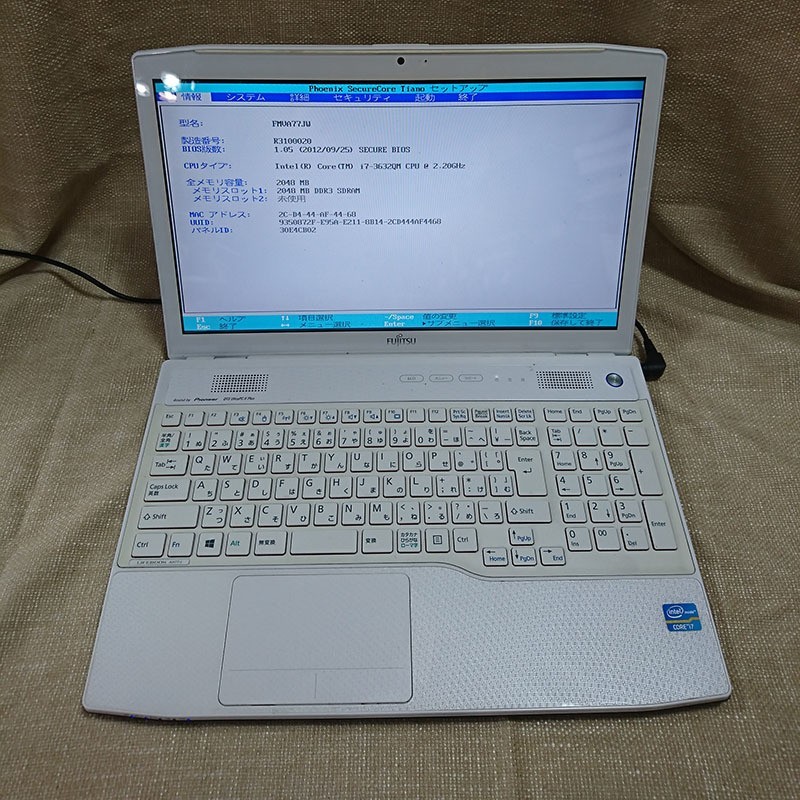 富士通 i7-3632QM LIFEBOOK ジャンク品 ノートパソコン Core AH77⁄J 