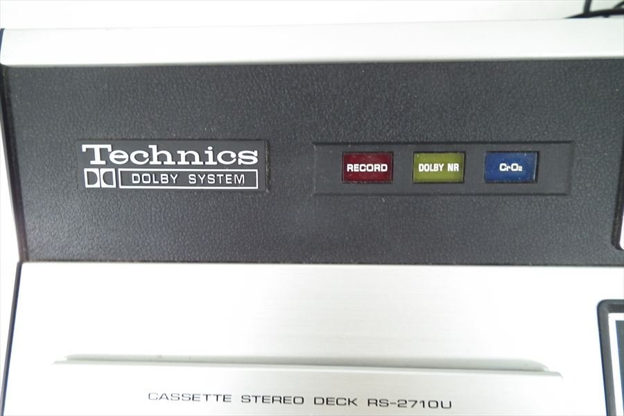 □ Technics テクニクス RS-2710U カセットデッキ 中古 現状品 220306H4426