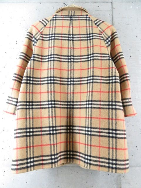 BURBERRY バーバリー ブルゾン ヴィンテージ リバーシブルジャケット おしゃれ 0250s5◆良品です◆リバーシブル◆BURBERRYS バーバリー ノバチェック柄 メルトンウールコート 7AB2/ジャケット/レディース/女性/婦人