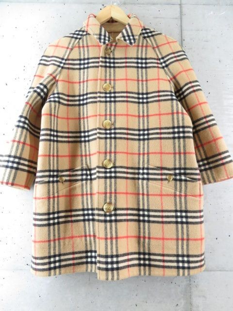 BURBERRY バーバリー ブルゾン ヴィンテージ リバーシブルジャケット おしゃれ 0250s5◆良品です◆リバーシブル◆BURBERRYS バーバリー ノバチェック柄 メルトンウールコート 7AB2/ジャケット/レディース/女性/婦人