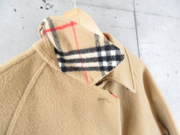 BURBERRY バーバリー ブルゾン ヴィンテージ リバーシブルジャケット おしゃれ 0250s5◆良品です◆リバーシブル◆BURBERRYS バーバリー ノバチェック柄 メルトンウールコート 7AB2/ジャケット/レディース/女性/婦人