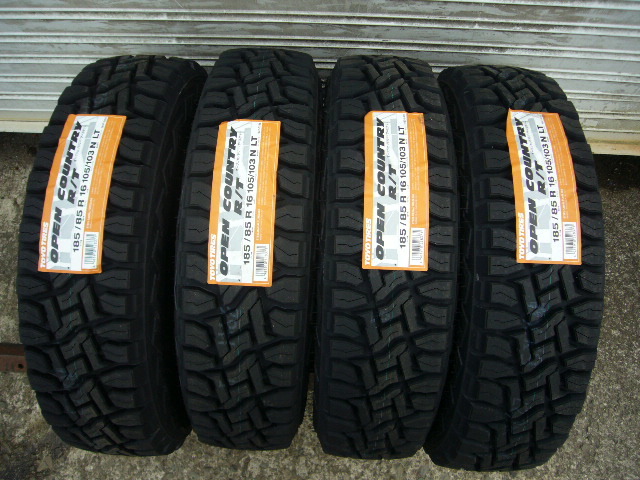 高品質，限定セール 早い者勝ち ジムニー ホワイトレター オープンカントリーＲ/Ｔ 185/85Ｒ16 4本セット 送料実費(トーヨータイヤ)｜売買されたオークション情報、yahooの商品情報をアーカイブ公開 - オークファ 16インチ