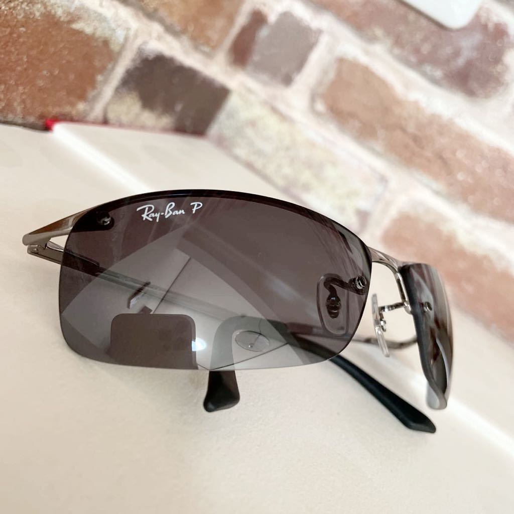 RayBanレイバン 偏光サングラス RB3183 004/T3 63サイズ 釣り　スポーツ　運転　メガネ　メンズ Ray-Ban レイバンサングラス　 美品 RB3183 偏光サングラス レイバン 004&frasl;9A レイバン偏光サングラスRB3183 レイバンサングラスRB3183
