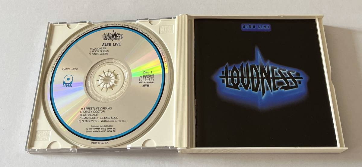 M3290◇LOUDNESS/ラウドネス◇8186 LIVE(2CD)日本盤(LOUDNESS)｜売買