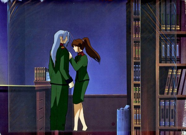 サクラ大戦 第16話 コピー背景 動画つきセル画 藤枝あやめと山崎 真之介 Sakura Wars 第十六話 対降魔部隊 サクラ大戦 売買されたオークション情報 Yahooの商品情報をアーカイブ公開 オークファン Aucfan Com