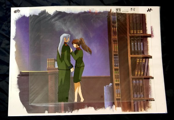 サクラ大戦 第16話 コピー背景 動画つきセル画 藤枝あやめと山崎 真之介 Sakura Wars 第十六話 対降魔部隊 サクラ大戦 売買されたオークション情報 Yahooの商品情報をアーカイブ公開 オークファン Aucfan Com