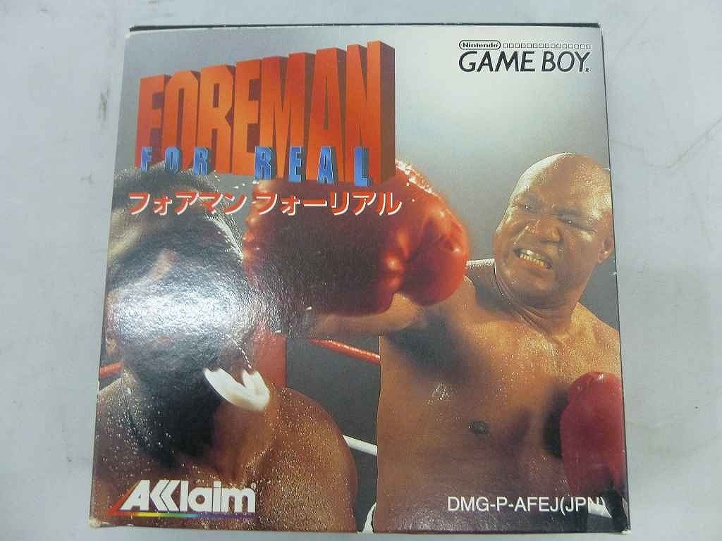 フォアマン フォーリアル』1995年／ゲームボーイ - レトロゲームの説明 