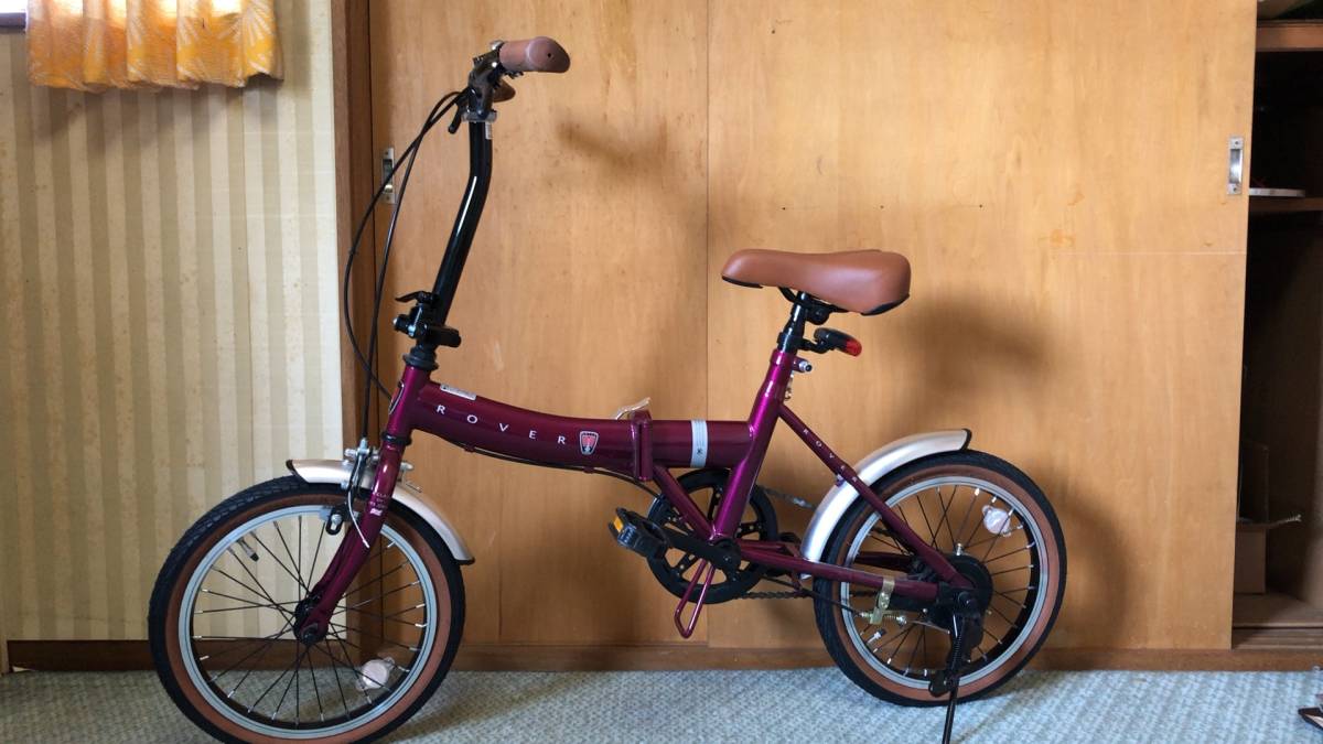 新品未使用】折りたたみ自転車 ROVER FDB160 LEDライト付 16インチ 