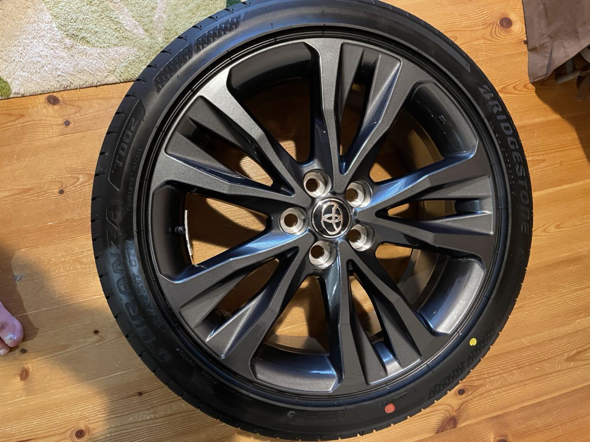 新車外しトヨタカローラツーリングWxB純正アルミホイール&BSタイヤ