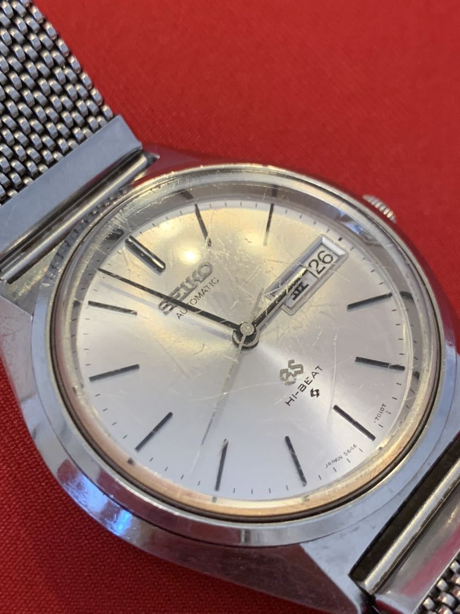 可動品 GRAND SEIKO グランドセイコー AUTOMATIC 5646-7010 ハイビート 