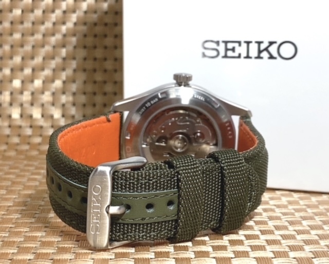 Seiko セイコー 正規品 セイコー5 セイコーファイブ 5スポーツ 腕時計 自動巻き フィールドストリート ナイロンベルト 防水 カーキ セイコー 売買されたオークション情報 Yahooの商品情報をアーカイブ公開 オークファン Aucfan Com