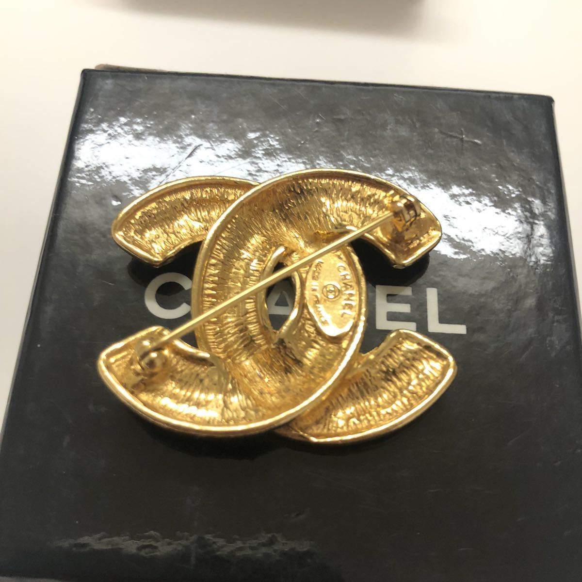 S 1円スタート CHANEL シャネル ヴィンテージ ココマーク ブローチ 