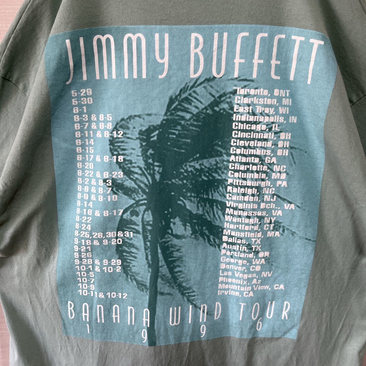 激レア‼︎】Jimmy Buffett バンドt 90s コピーライト有り Buffett 