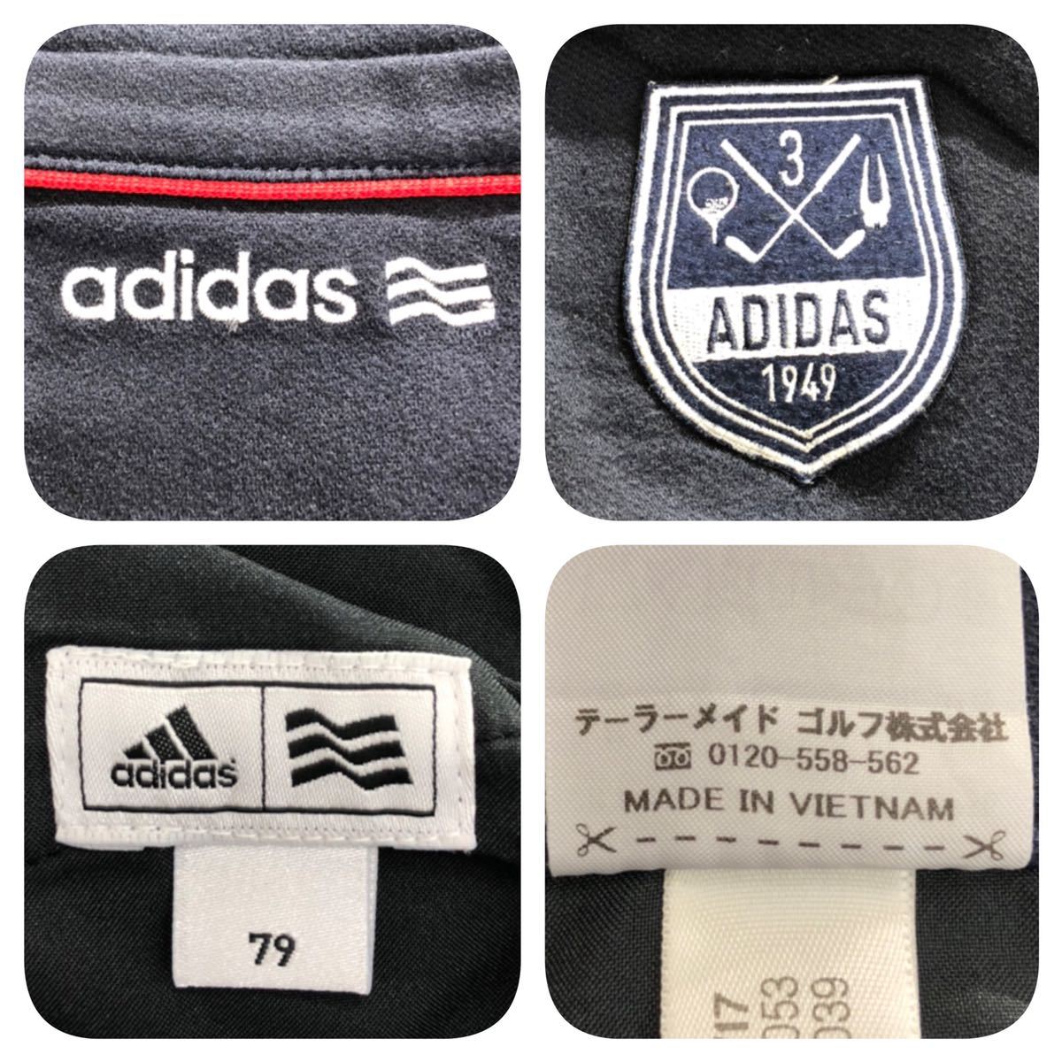 1764《adidas アディダス テーラーメイド》ロゴ刺繍 エンブレム