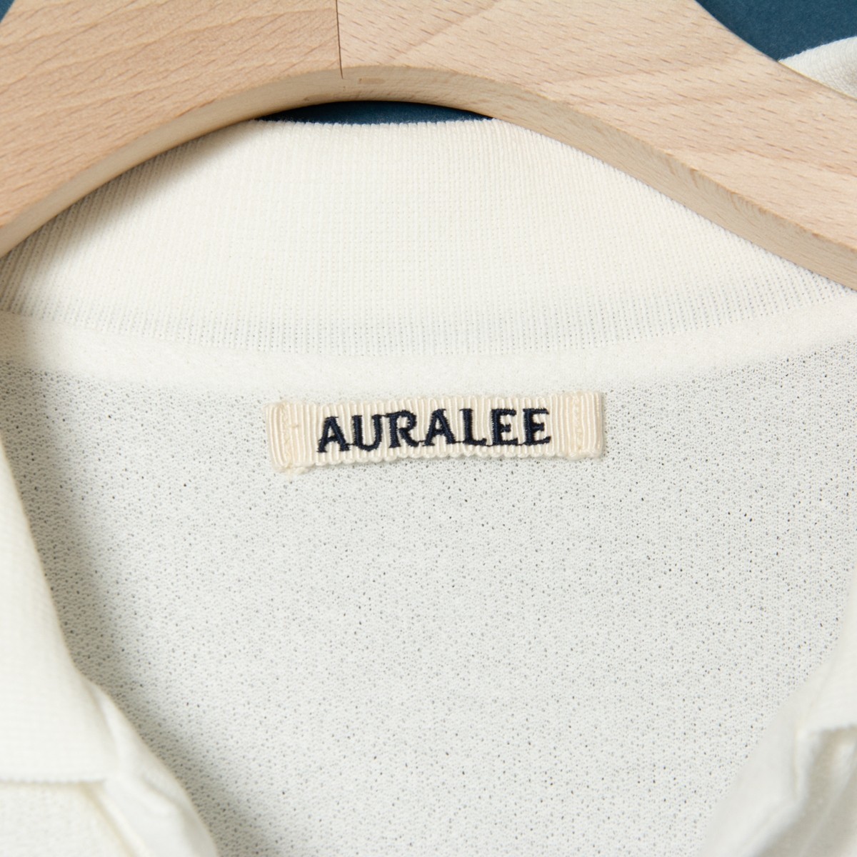 メール便○ AURALEE オーラリー HARD TWIST AMUNZEN DOUBLE CLOTH POLO 