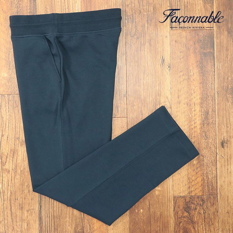 新作入荷，限定SALE 1円/春夏/Faconnable/XXLサイズ/イージーパンツ スウェット伸縮 ウエストゴム ロゴ 紋章ワッペン リラックス /紺/ネイビー/ek285/(XLサイズ以上)｜売買されたオークション情報、yahooの商品情報をア XLサイズ以上