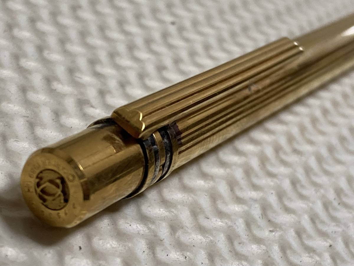 カルティエ Cartier 1989 ボールペン ゴールドストライプ カルティエ