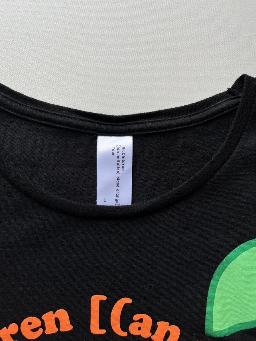 Mr Children An Imitation Blood Orange Tour ミスチル ツアー Tシャツ 桜井和寿 レディース L 黒 ブラック ミスターチルドレン Tシャツ 売買されたオークション情報 Yahooの商品情報をアーカイブ公開 オークファン Aucfan Com