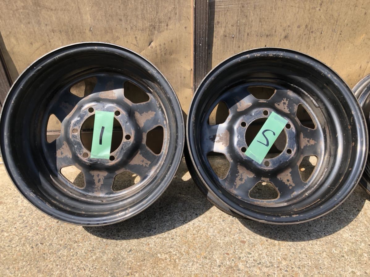 車 ランクル70 純正美品 スチールホイール 1本 16×6J 6穴