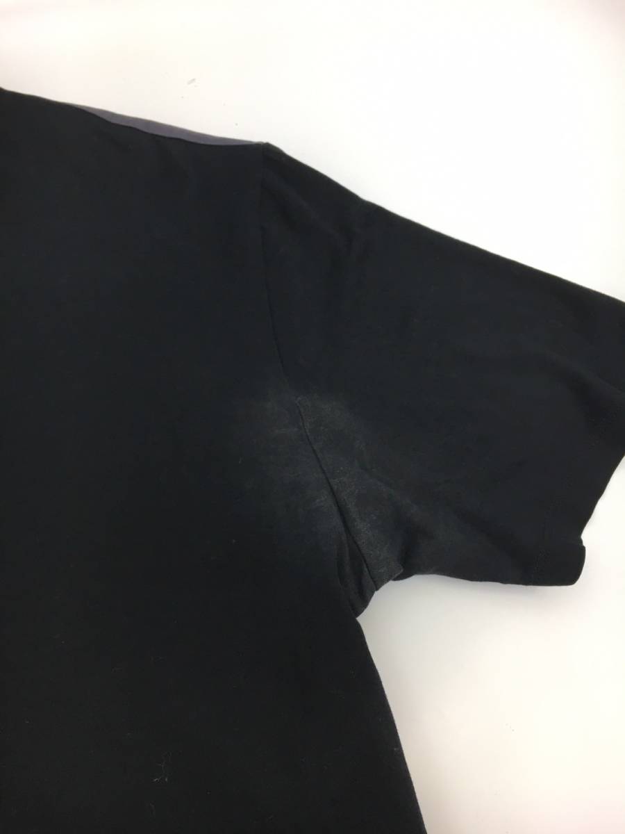 □Maison Martin Margiela 10 半袖Tシャツ 44 黒×灰 メゾンマルタン