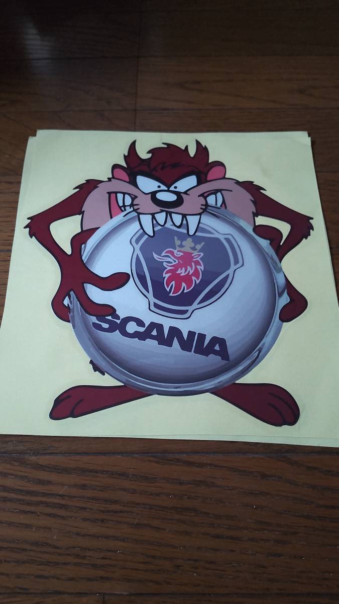 スカニア 日野 プロフィア SCANIA Scania | 日本 中古トラクタ 2枚 即納 コンクリート ステッカー vs - ホイール 0