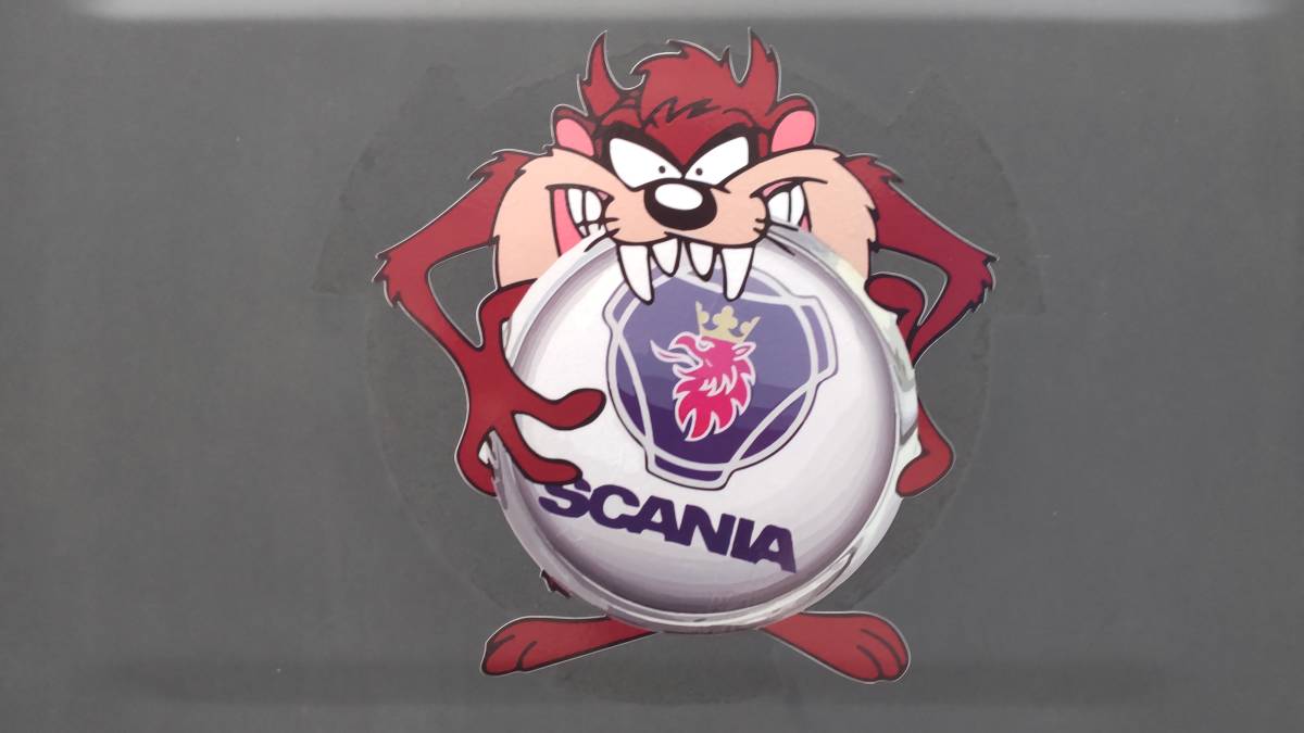 スカニア 日野 プロフィア SCANIA Scania | 日本 中古トラクタ 2枚 即納 コンクリート ステッカー vs - ホイール 0