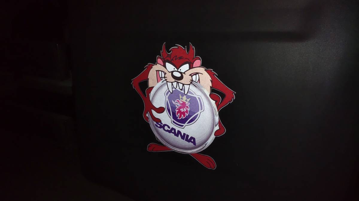 スカニア 日野 プロフィア SCANIA Scania | 日本 中古トラクタ 2枚 即納 コンクリート ステッカー vs - ホイール 0