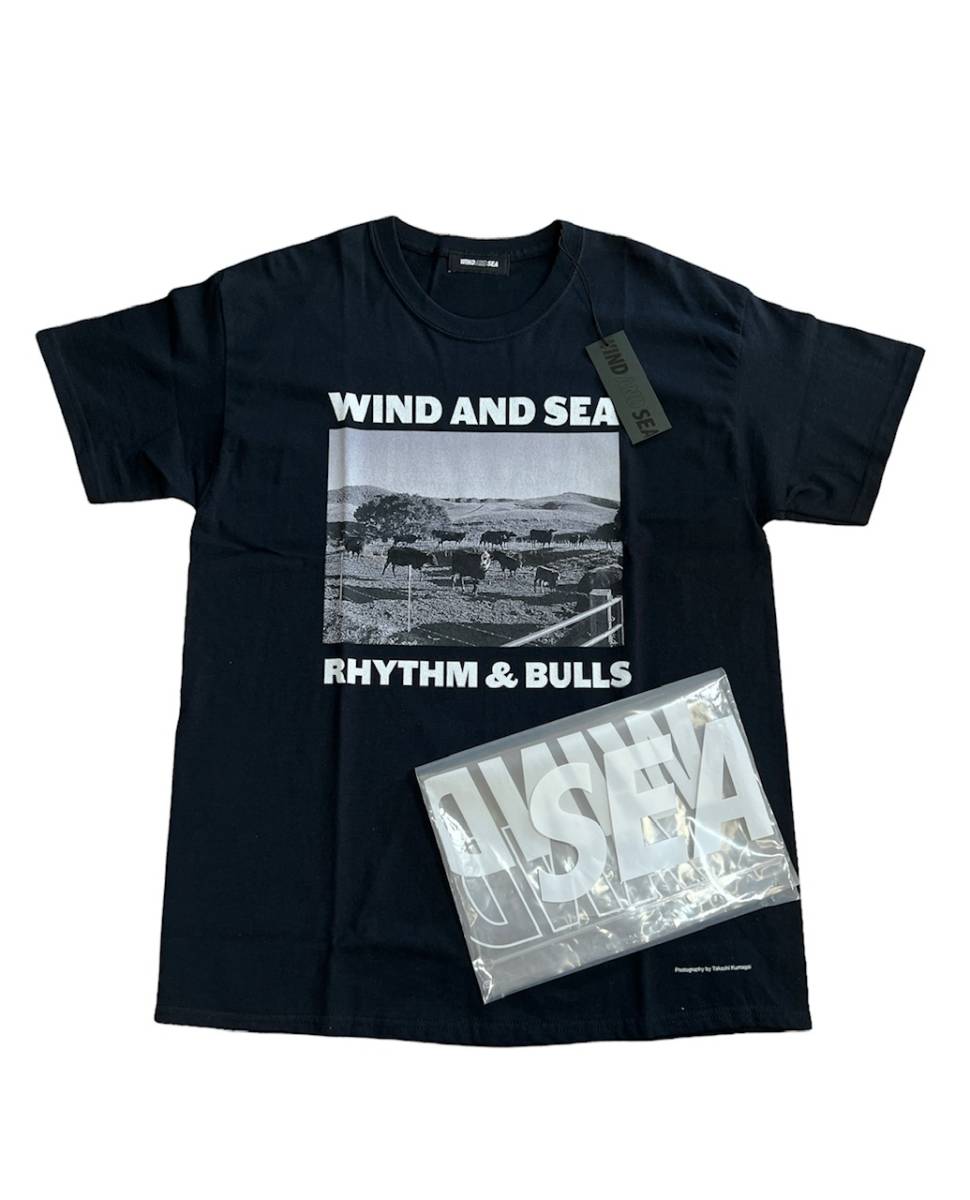 HOT，お得 WIND AND SEA WDS BULLS PHOTO プリント ショート スリーブ Tシャツ WDS-20A-CS-07 ウィンダンシー M ブラック(丸首)｜売買されたオークション情報、yahooの商品情報をアーカイブ公開 - オークファン Mサイズ