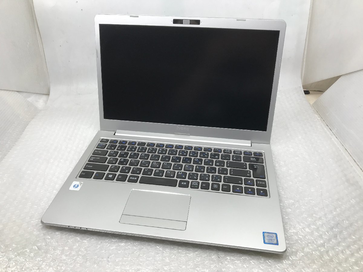ジャンク【iiyama】STYLE-14FH055-i7-UHSX Core i7-8565U メモリ無 SSD