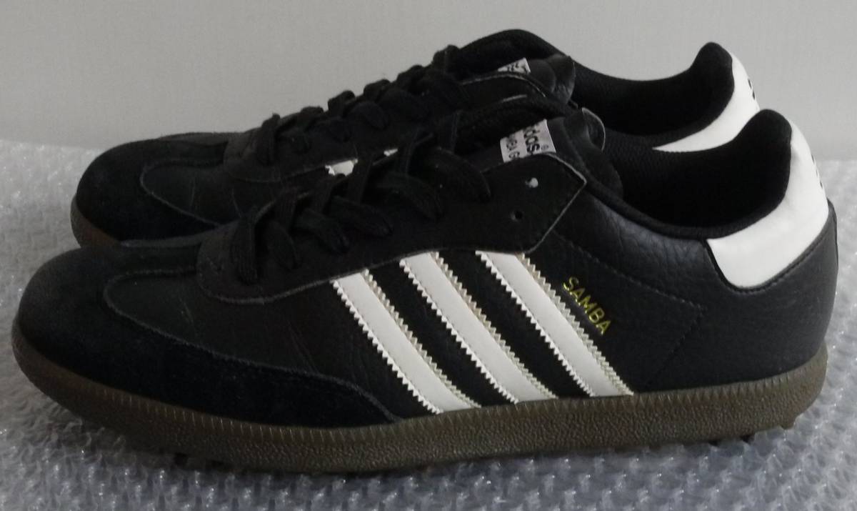 サンバ ゴルフ 2012年製 JP26.5cm 元箱無し 黒×白 生産終了 adidas