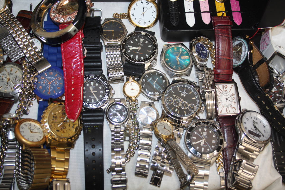 ジャンク・大量まとめ】腕時計 レディース メンズ CITIZEN CASIO SEIKO