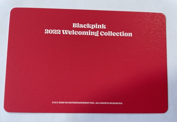 BLACKPINK【ロゼ＆リサ】直筆サイン☆WELCOMING COLLECTIONトレカ④