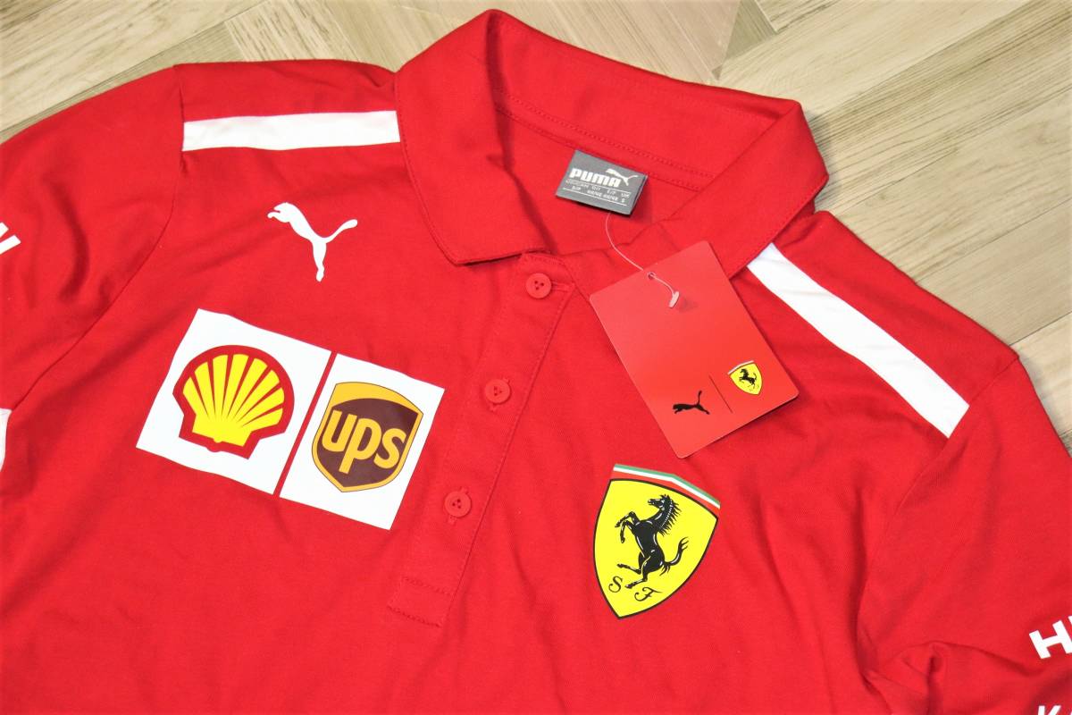 送料無料 即決【未使用】 Puma ★ Scuderia Ferrari F1 Racing SF Team ポロシャツ 2018 (US S) ★ プーマ フェラーリ 762362 1万3200円
