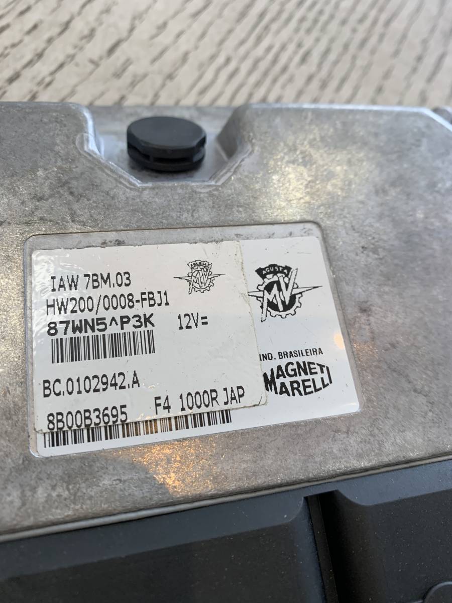 MV AGUSTA アグスタ F4 1000R JAP 8B00B3695 ECU
