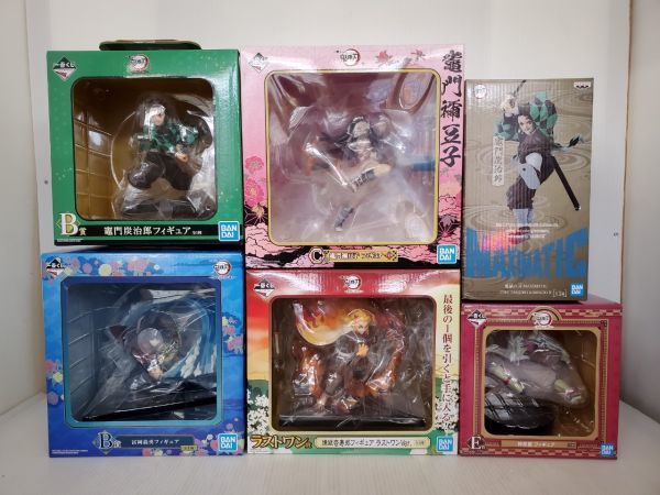 Se769 0528 56 鬼滅の刃亜フィギュア まとめ6点セット 一番くじ 竈門炭治郎 竈門禰豆子 煉獄杏寿郎 冨岡義勇 猗窩座 Maximatic コミック アニメ 売買されたオークション情報 Yahooの商品情報をアーカイブ公開 オークファン Aucfan Com