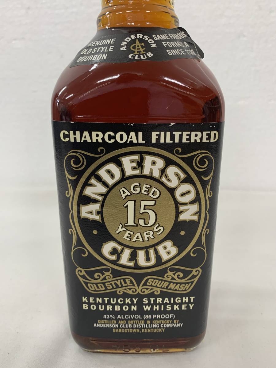 未開栓古酒】ANDERSON CLUB/アンダーソンクラブ/15年/750ml/43