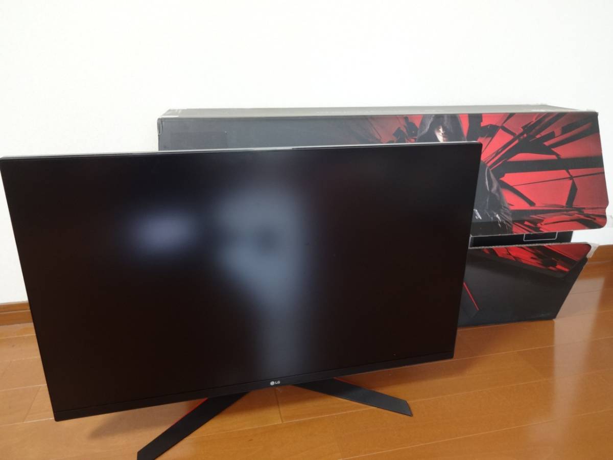 極美品 LG 31.5インチ 144Hz ゲーミングWQHDモニタ 32GK850F-B (2560×1440)/HDR対応 高さ調節 元箱、付属品全て有 即決