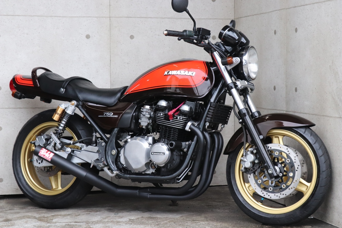 横浜～ Kawasaki ゼファー750 平成16年式 C9 Z2火の玉カラー 綺麗