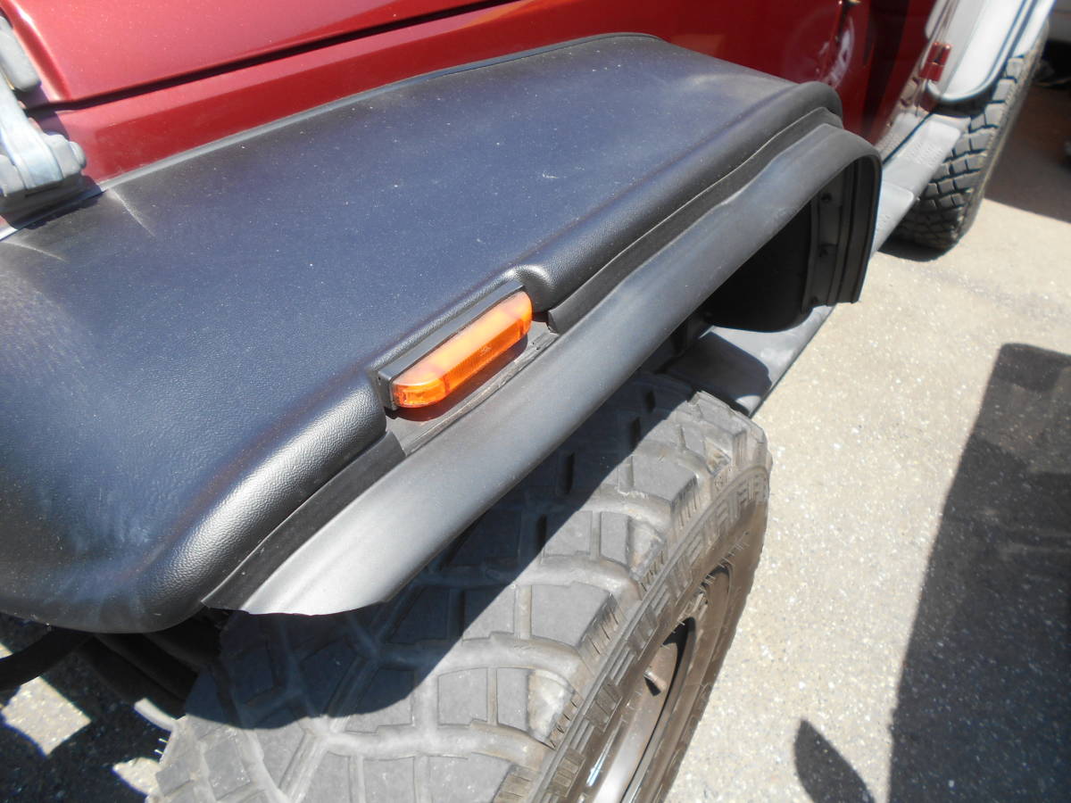 JKラングラー フラットフェンダー ラバーフェンダー 中古品送料  