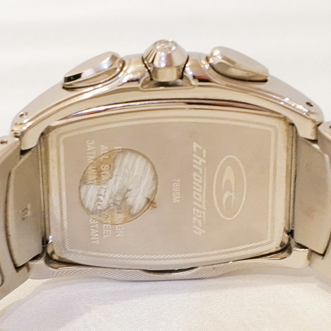 Chronotech Silver Stainless Steel Dress Watch main image 0