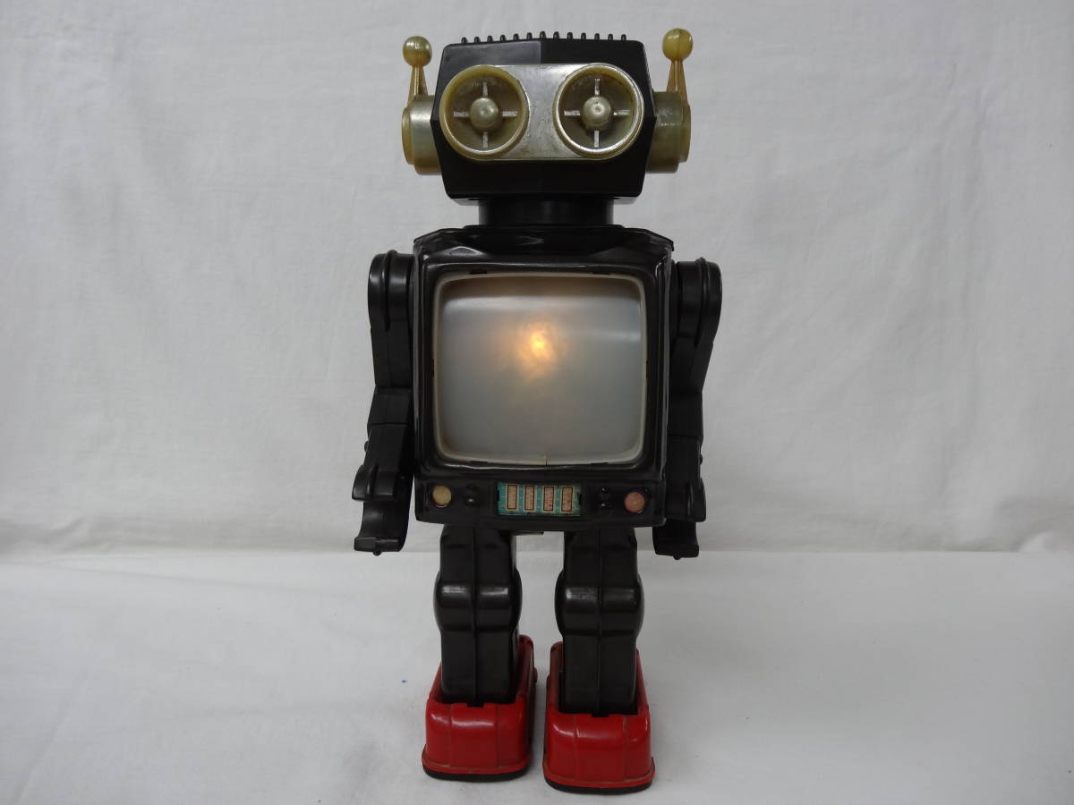 ニューテレビロボット 堀川玩具 現状品 1985年製造の「ニューテレビ