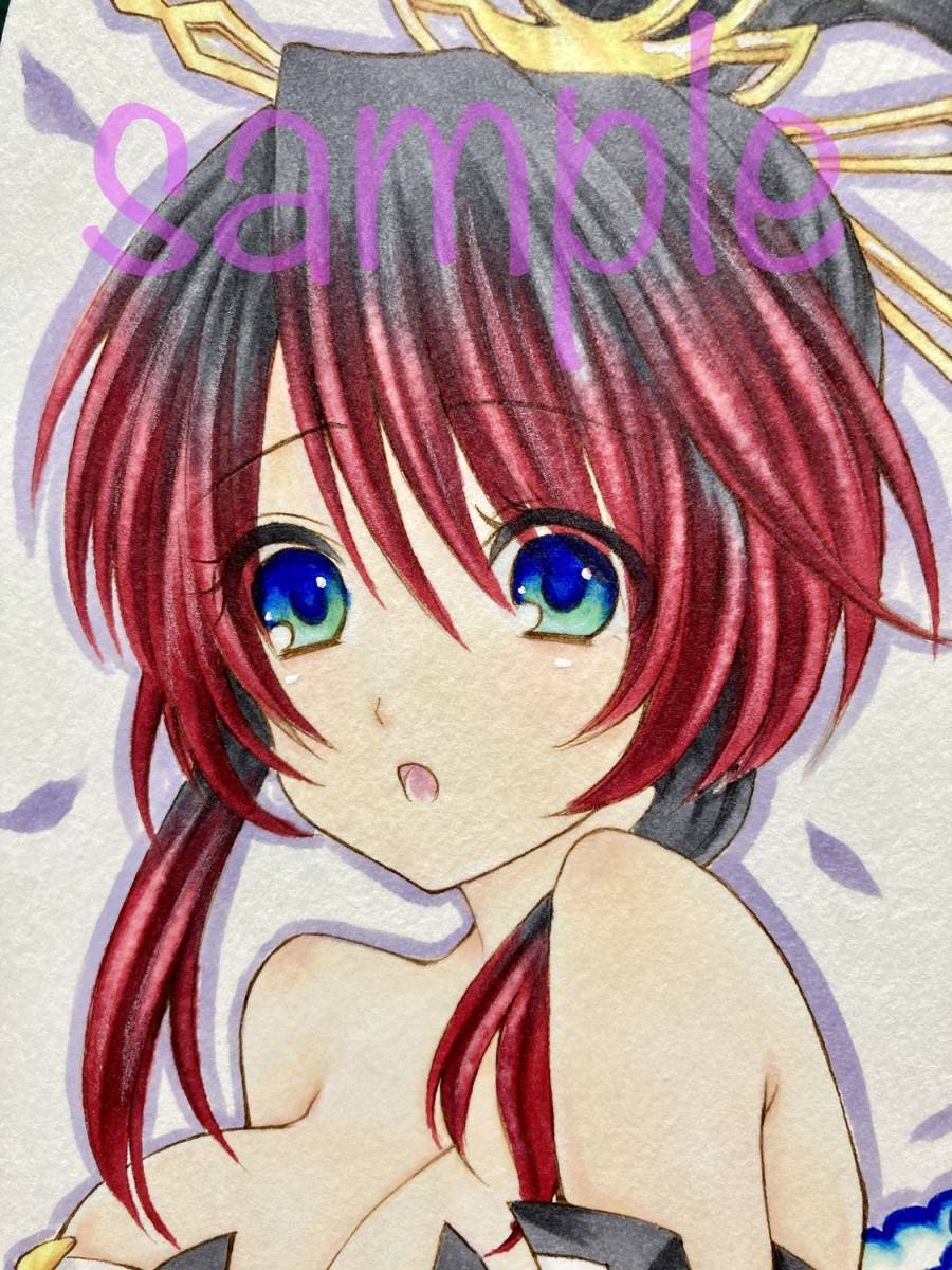 手描きイラスト 無限のフロンティア Pxz 楠舞神夜 手描きイラスト 売買されたオークション情報 Yahooの商品情報をアーカイブ公開 オークファン Aucfan Com