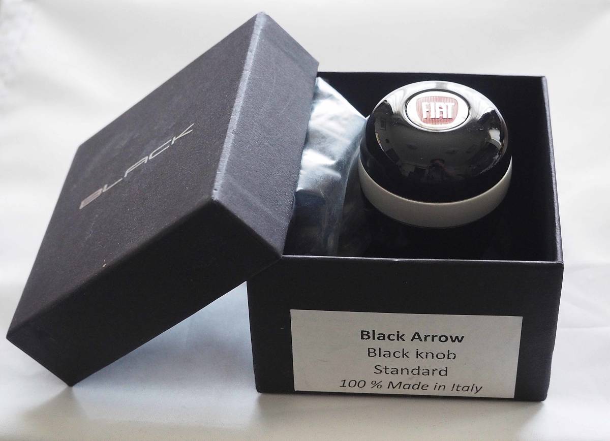 シフトノブ ARROW BLACK FIAT -ARROW 0 (イエロー)｜ラテン車の雑貨と 