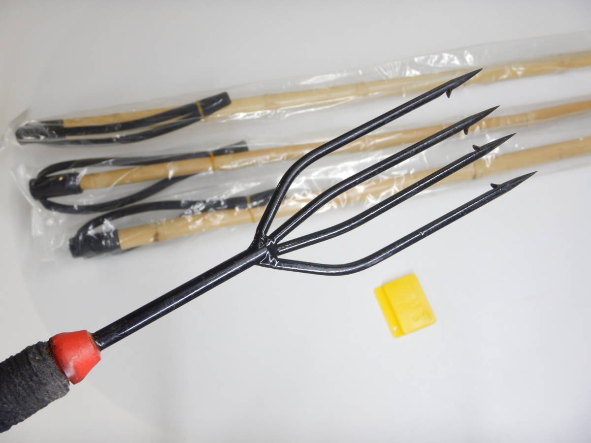 送料700円 4又 約130センチ ゴム付 竹ヤス 5本セット 四又 1段式 モリ 銛 魚突き 魚ヤス 突き棒 スピアー スピア 素潜り キャンプ アウトドア用品 売買されたオークション情報 Yahooの商品情報をアーカイブ公開 オークファン Aucfan Com