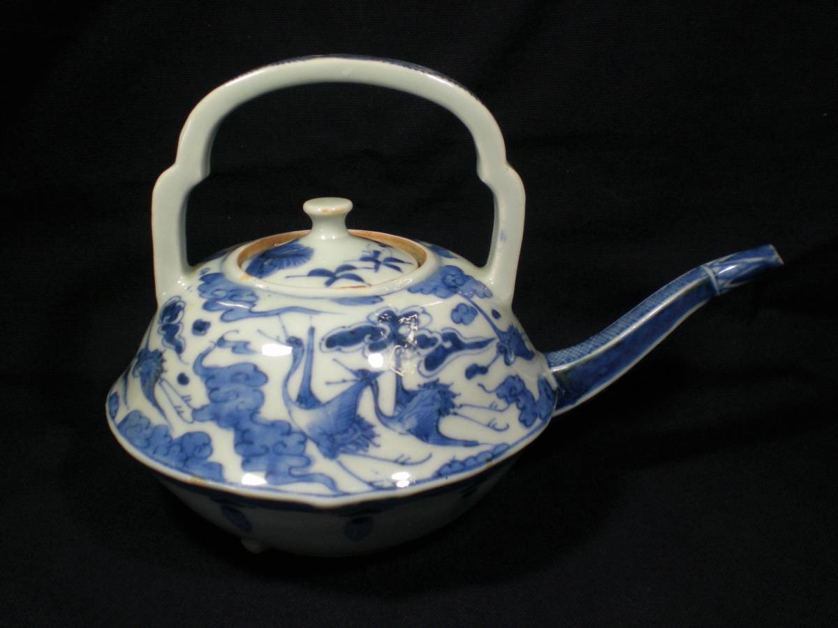 煎茶道具 名工 岡田久太（青木木米 轆轤師）白泥 急須 箱付 公式通販
