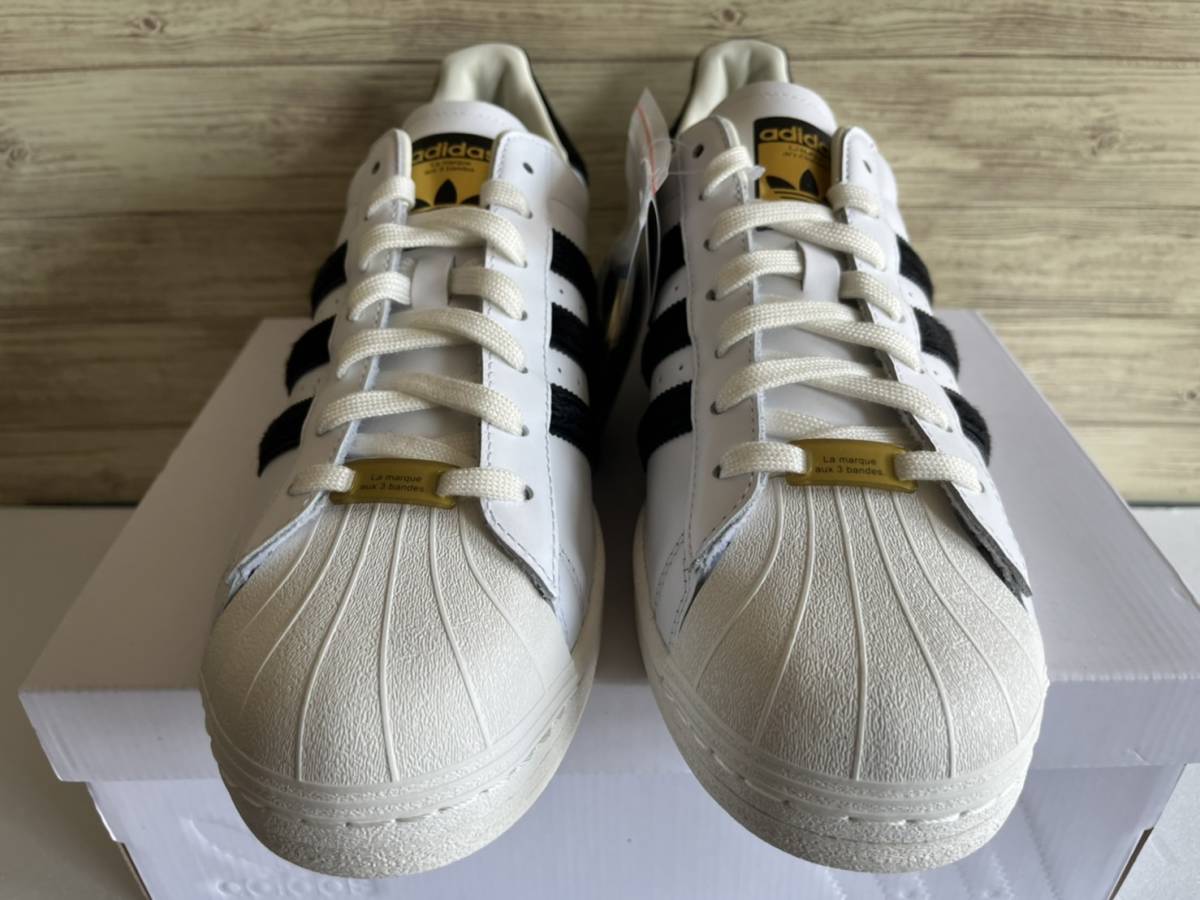 新品　30cm/US12 adidas ORIGINALS/アディダス オリジナルス　SUPERSTAR FW443　ホワイト　ブラック　ゴールド