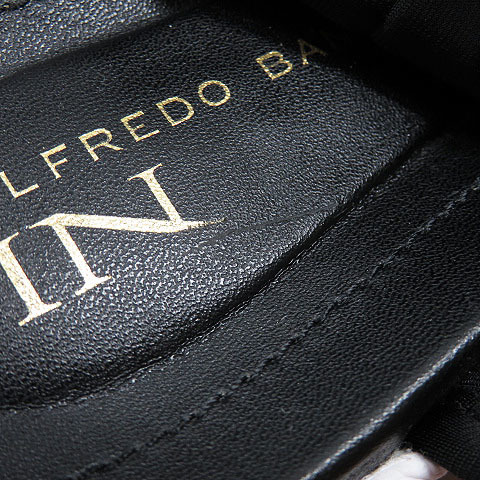【即決】alfredo BANNISTER アルフレッド バニスター エア サンダル ブラック系 43 [240001729465] メンズ alfredo BANNISTER アルフレッドバニスター 外羽根 WEB限定コインローファー&frasl; シューズ